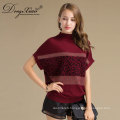 Wool Overs Women'S Cashmere & Merino Wool Crew Neck Wool Knitted Pullover Korean Sweater